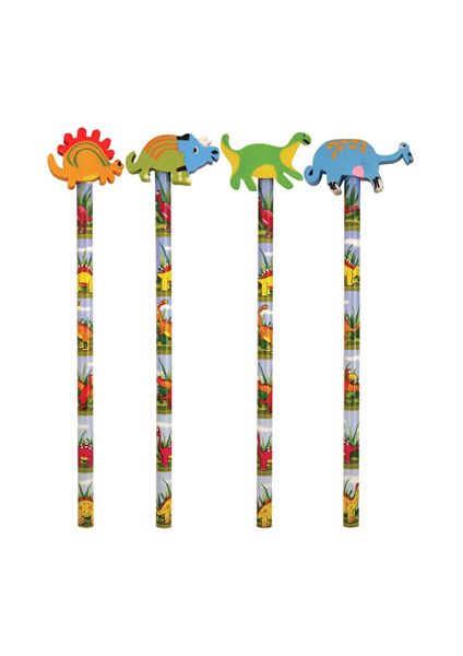 Lápis Com Borracha Dinossauro