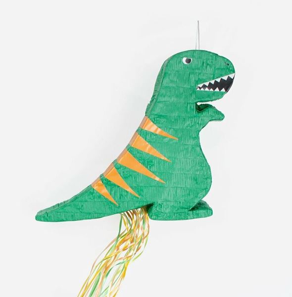 Pinhata Dinossauro T-rex Verde