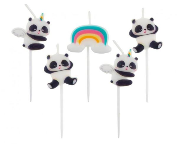 Velas Aniversário Panda