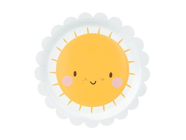 6 Pratos 18cm Sol