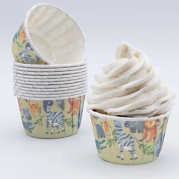 Cápsulas Cupcake Animais Da Selva 24un