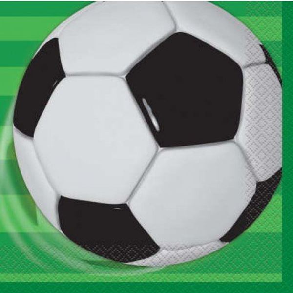 16 Guardanapos 3d Soccer