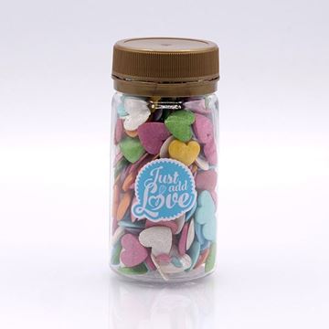 Corações Coloridos Grandes 50gr