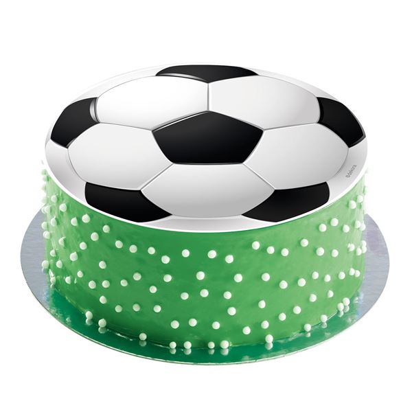 Disco Comestível Futebol 15.5cm