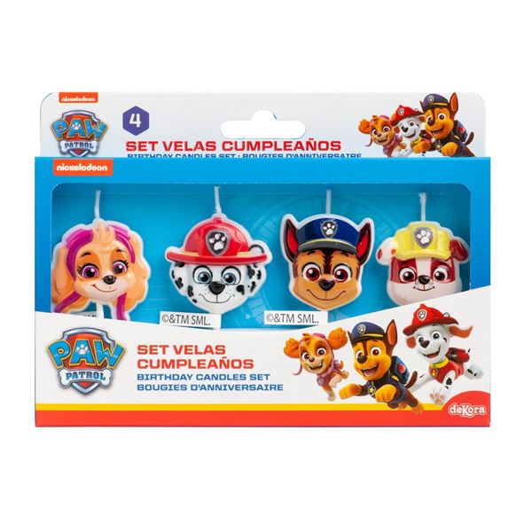 4 Velas Patrulha Pata