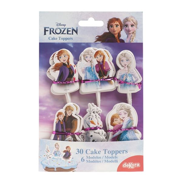 30 Cake Toppers Frozen