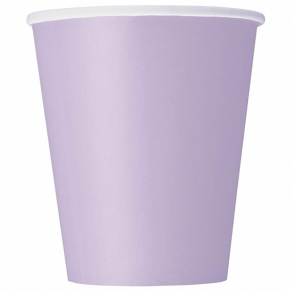 14 Copos Papel Lavanda