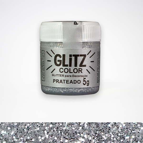 Glitz Color Prateado 5gr