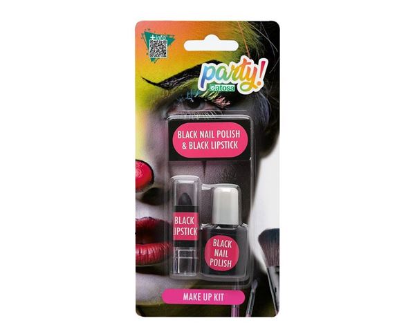 Kit Batom + Verniz Preto