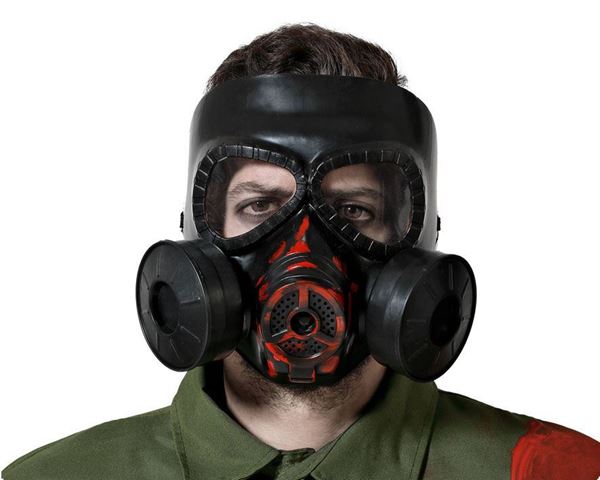 Máscara Anti Gás Preta