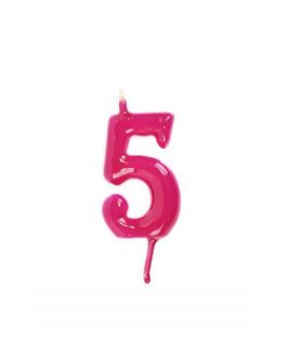 Vela Artesanal Magenta Nº5