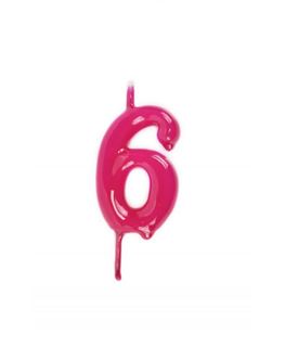 Vela Artesanal Magenta Nº6