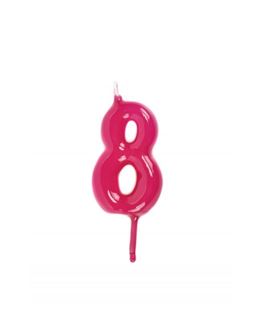 Vela Artesanal Magenta Nº8