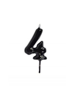Vela Artesanal Preto Nº 4