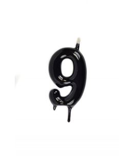 Vela Artesanal Preto Nº 9