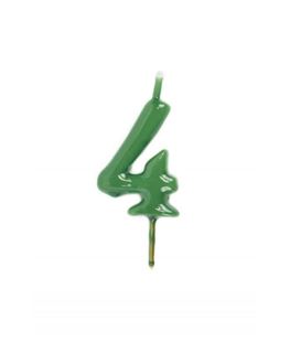 Vela Artesanal Verde Nº4