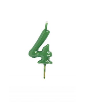 Vela Artesanal Verde Nº4