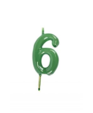Vela Artesanal Verde Nº6