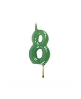 Vela Artesanal Verde Nº8