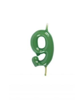 Vela Artesanal Verde Nº9