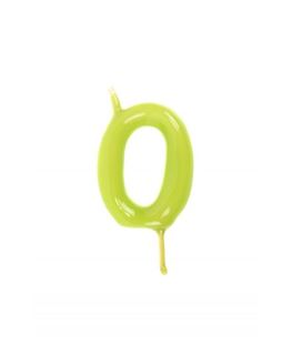 Vela Artesanal Verde Pistachio Nº0