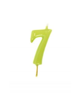 Vela Artesanal Verde Pistachio Nº7