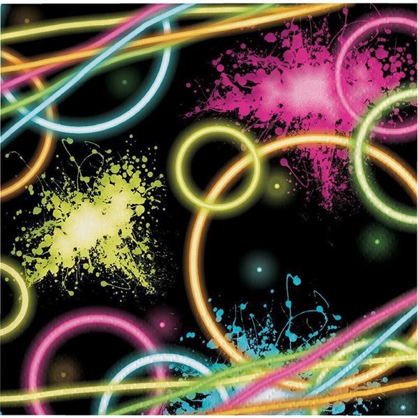 16 Guardanapos Glow Party