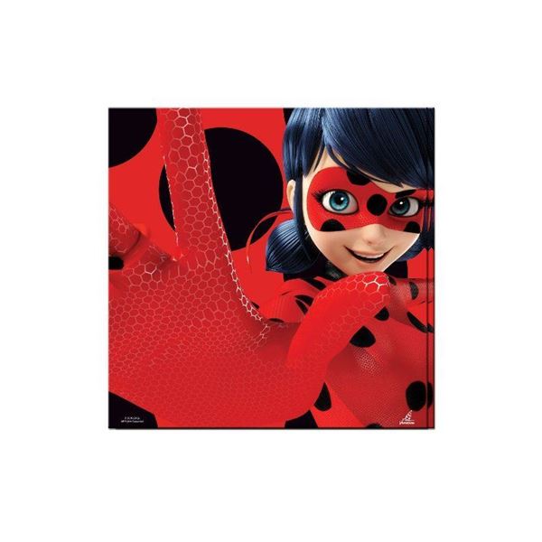 20 Guardanapos Ladybug Red