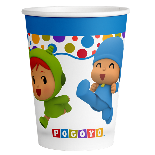 8 Copos Pocoyo