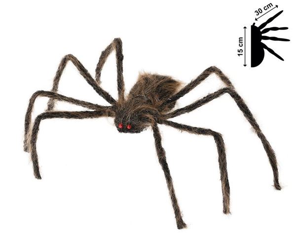 Aranha Castanha Peluda 75cm