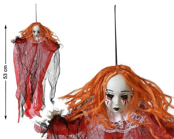 Boneca Diabólica Para Pendurar 53cm