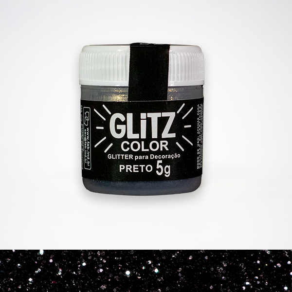 Glitz Color Preto 5gr