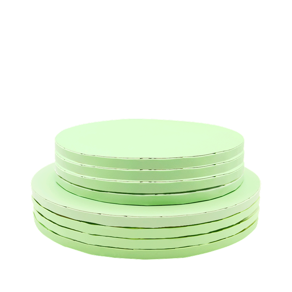 Cake Drum Verde Pastel Redondo 30cm