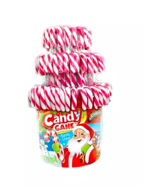Chupa Bengala Natal Vermelha E Branca