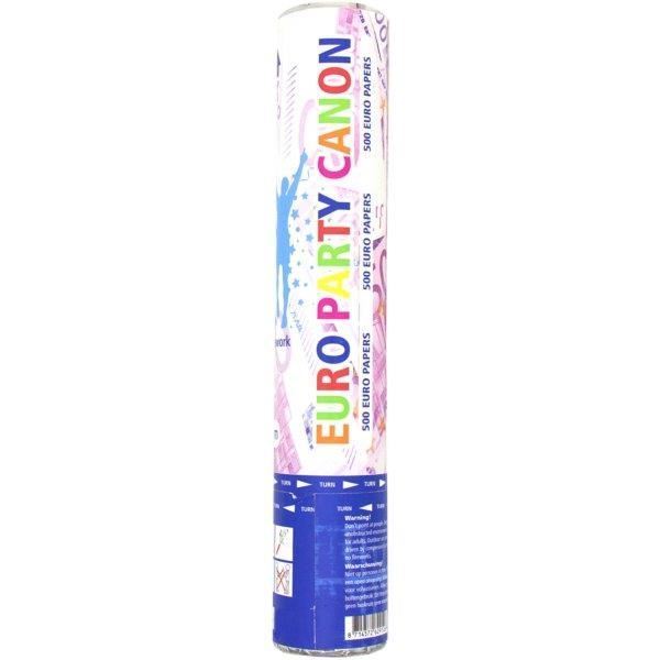 Tubo De Confettis 28cm Notas De Euro