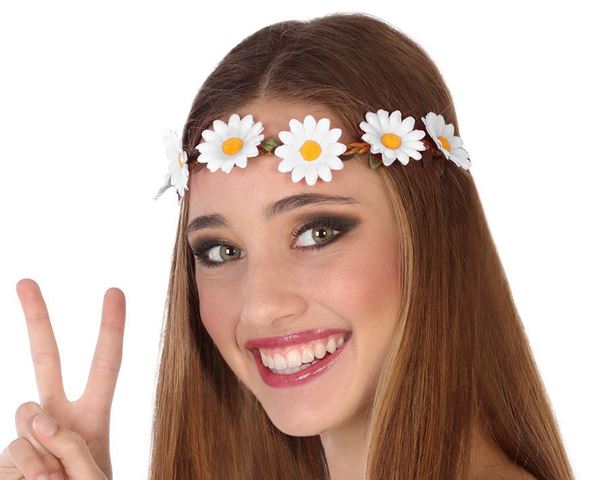 Tiara Malmequeres Brancos