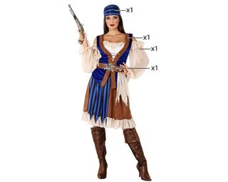 Fato Pirata Dos Mares M-l