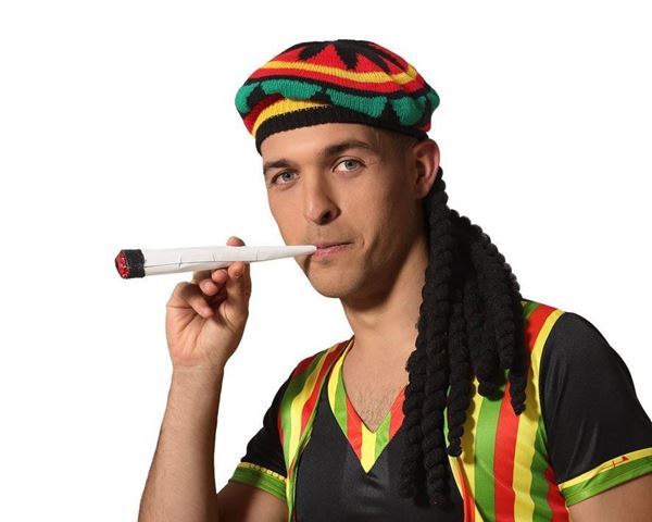 Conjunto Jamaicano Chapéu E Cigarro