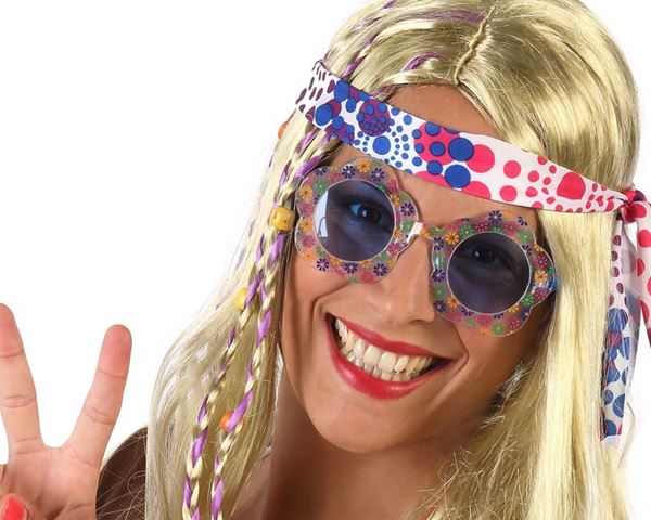 Óculos Hippie Flores