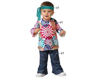 Fato Hippie Bebé 12-24 Meses