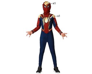 Fato Super Herói Spider 10-12 Anos