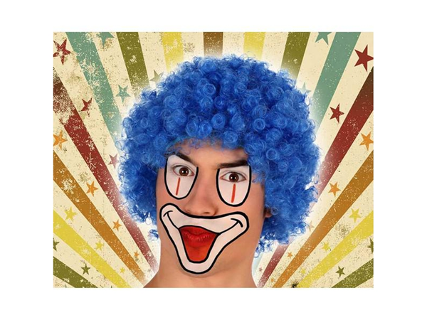 Peruca Caracóis Azul