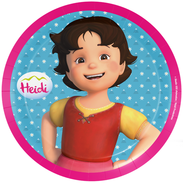 8 Pratos 23cm Heidi