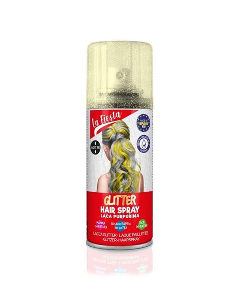 Spray Cabelo Purpurina Ouro 100ml
