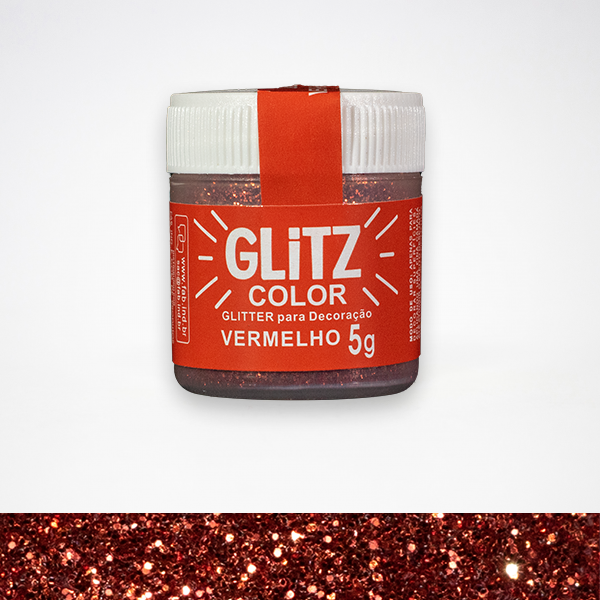 Glitz Color Vermelho 5gr