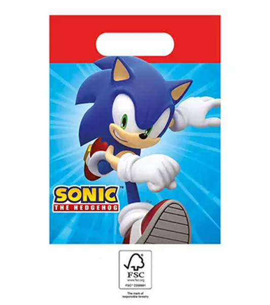 4 Sacos Papel Sonic