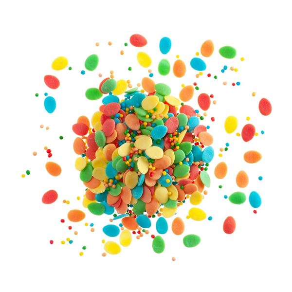 Confettis Açúcar Páscoa Colorida 100gr