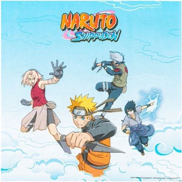 20 Guardanapos Naruto