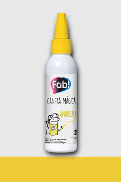 Caneta Mágica Fab Amarela 60gr