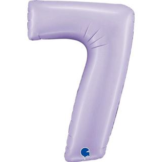 Balão Foil Número 7 Lilás